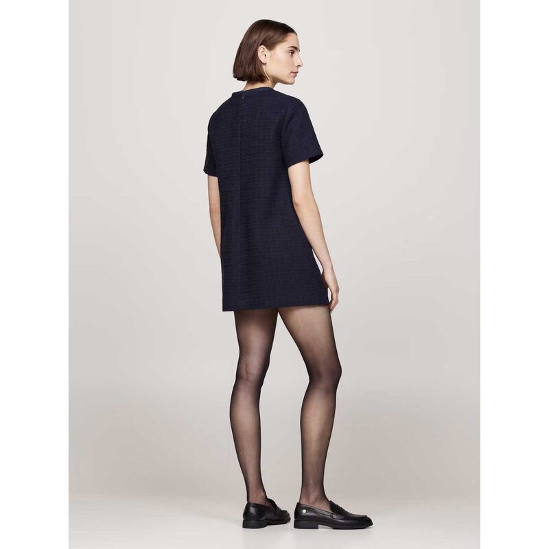 Tommy Hilfiger Tweed Co Mix Short Shift Dress image number 1